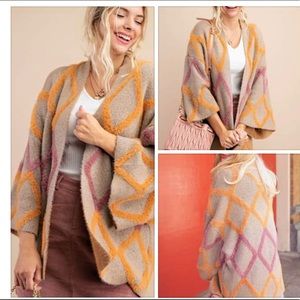 Anthropologie open front kimono cardigan